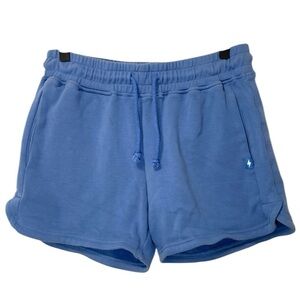 Azurfit Blue Cotton Stretch Shorts — Size M